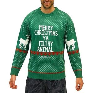 Home Alone "Merry Christmas Ya Filthy Animal" Ugly Christmas Size Medium